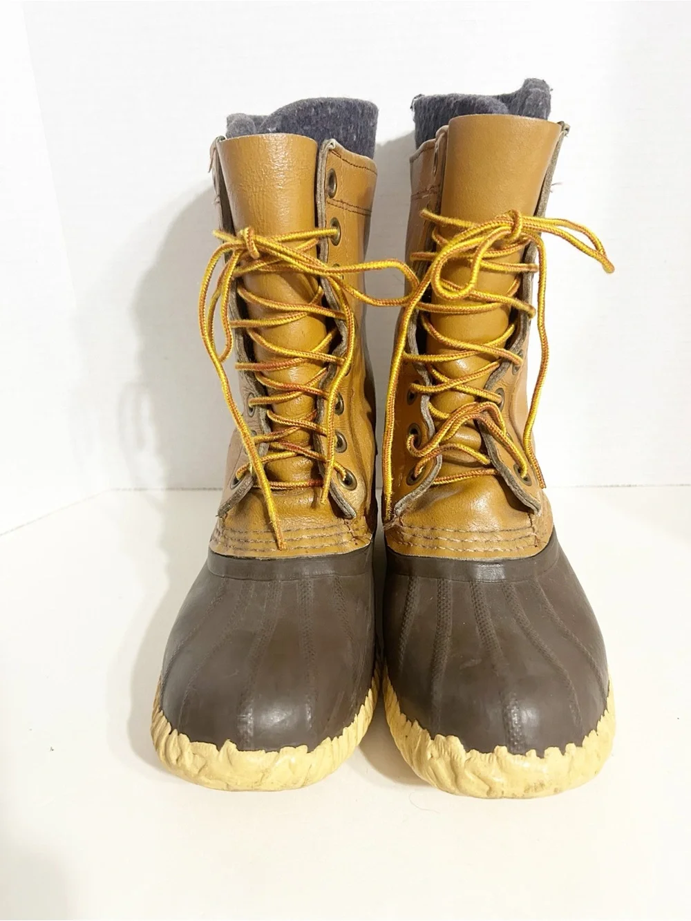Vintage Sorel Saguenay Kaufman Waterproof Duck Boots Lace-Up Men’s Size 9 Canada